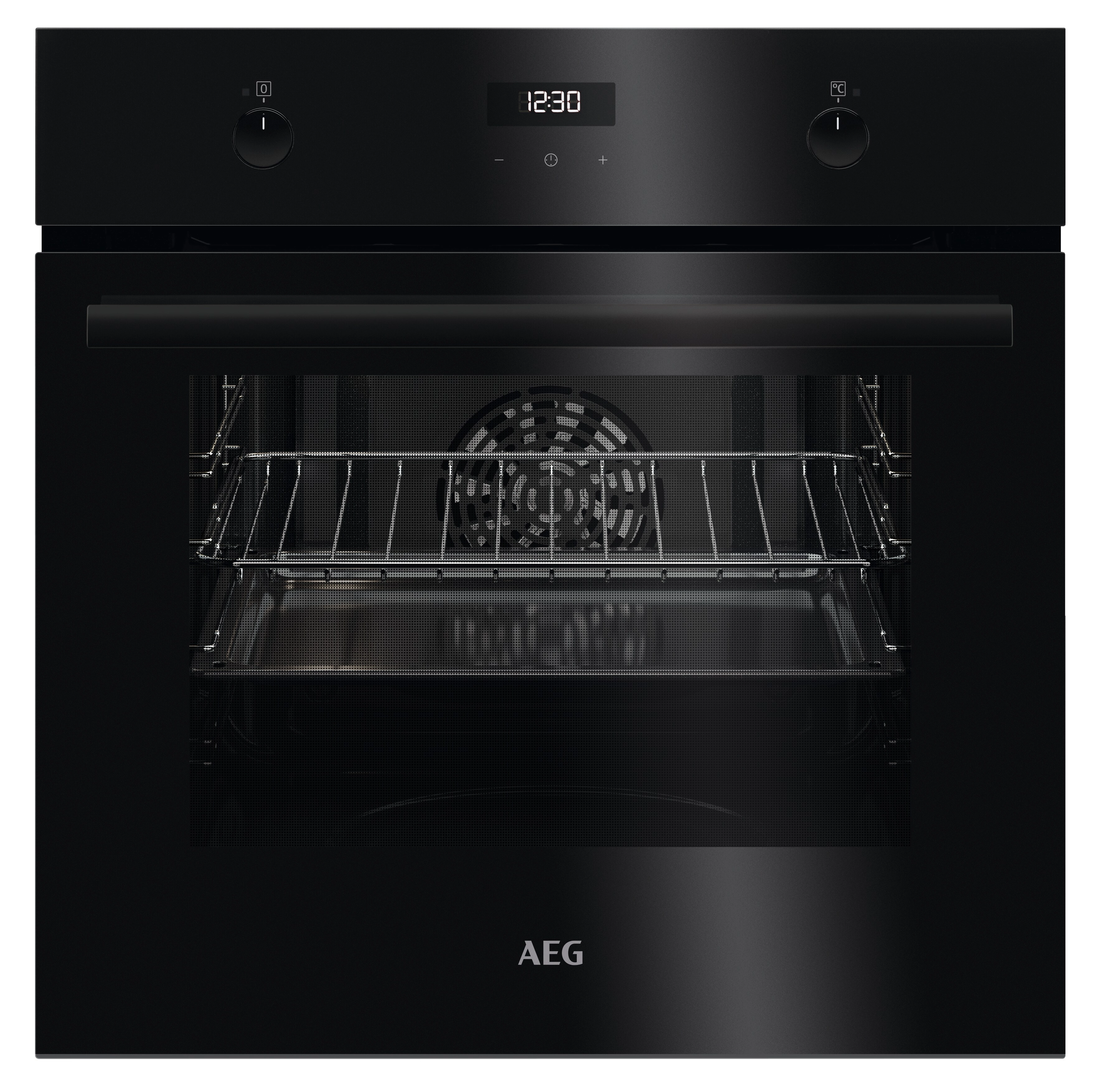 AEG SurroundCook Multifunktionsbackofen Einbaubackofen / Aqua-Reinigungsfunktion / Schwarz BEE43511AB