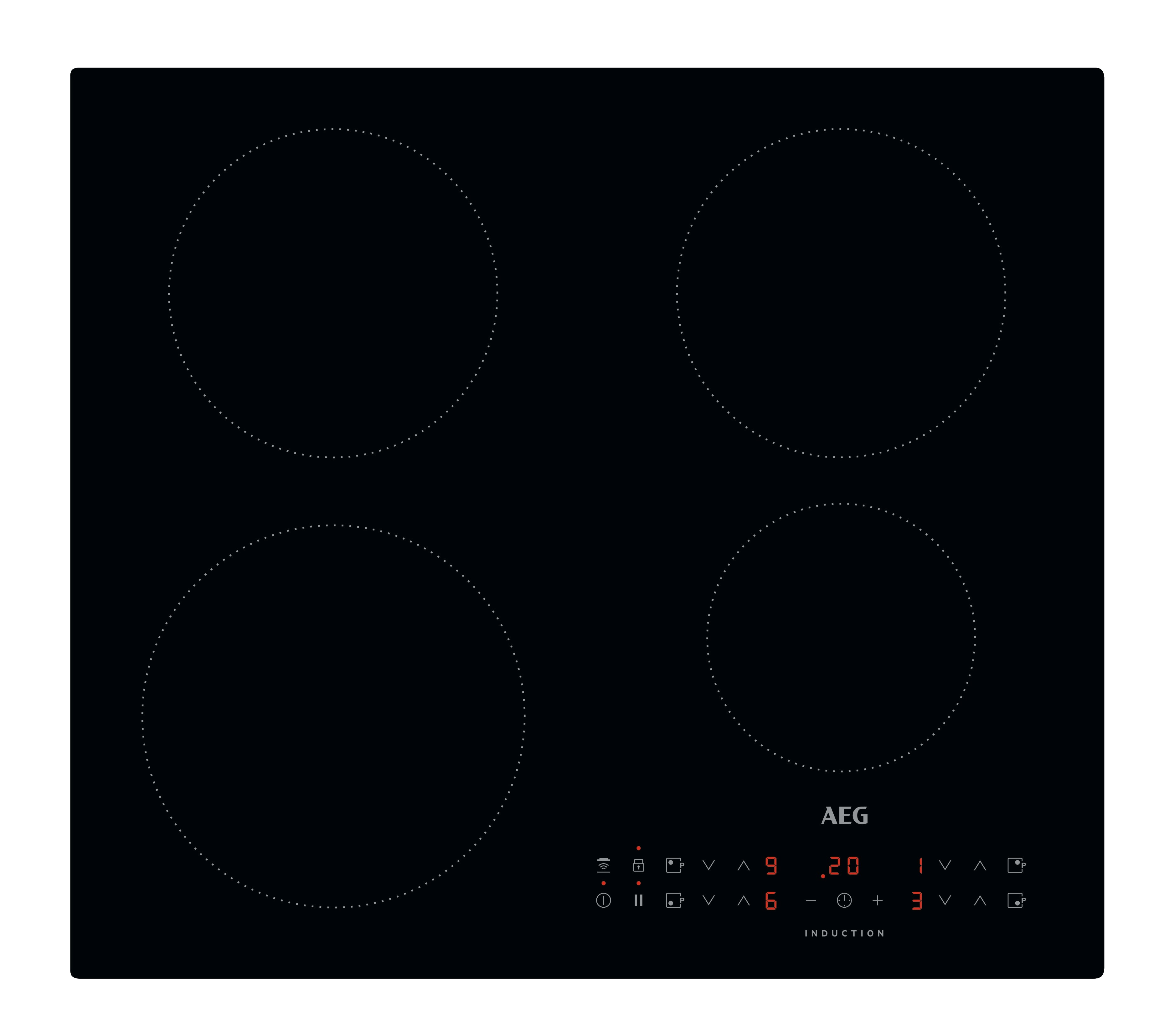 AEG 5000 Induktion / Autarkes Induktionskochfeld / Hob²Hood / 60 cm I64KV301CB