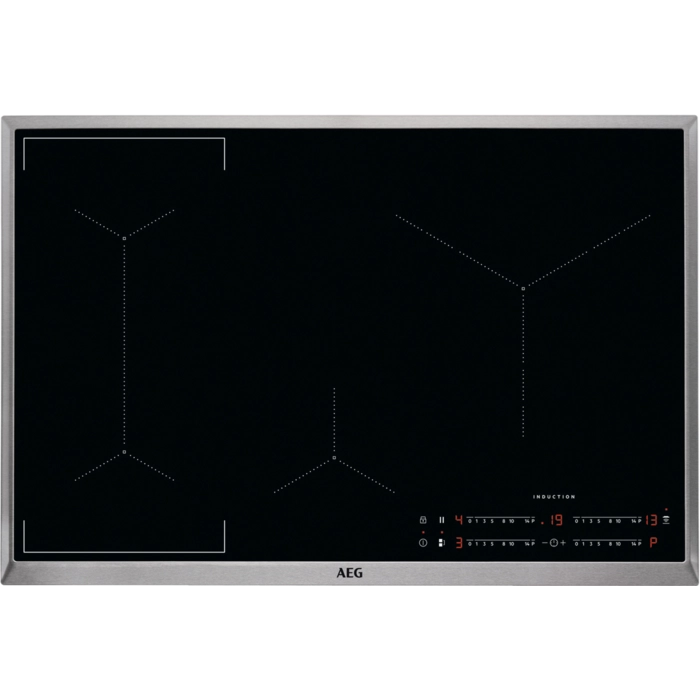 AEG 6000 Flex / Autarkes Induktionskochfeld / Hob²Hood / 80 cm IKE8444SXB