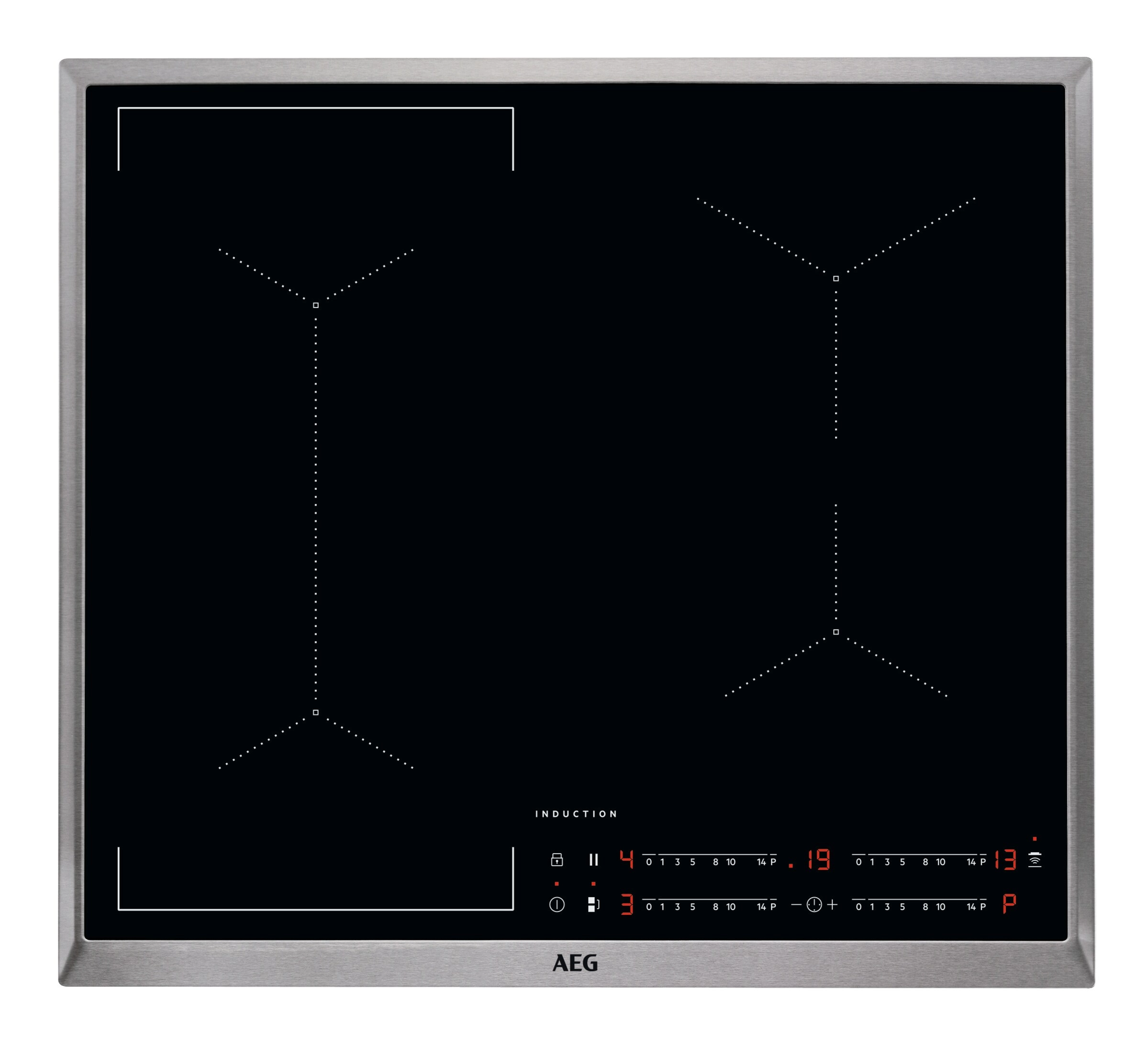 AEG 6000 Flex / Autarkes Induktionskochfeld / Hob²Hood / 60 cm I64KV443XB