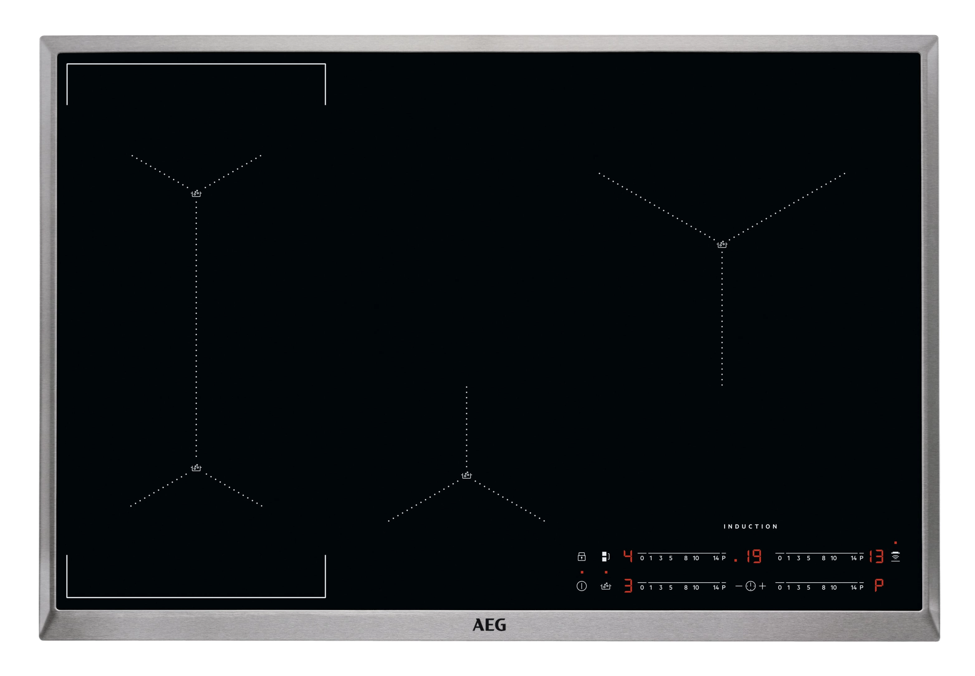 AEG 7000 Sense / Autarkes Induktionskochfeld / 80 cm I84AV423XB