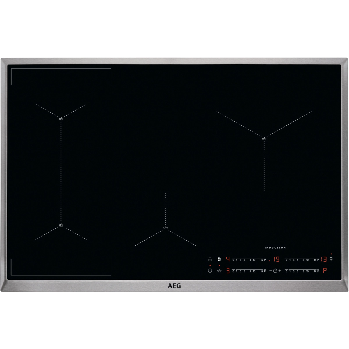 AEG 7000 Sense / Autarkes Induktionskochfeld / 80 cm I84AV423XB