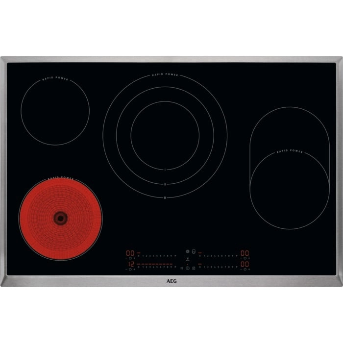 AEG Rapid Power Hob Autarkes Glaskeramikkochfeld / Hob²Hood / 80 cm HKA8578RAD