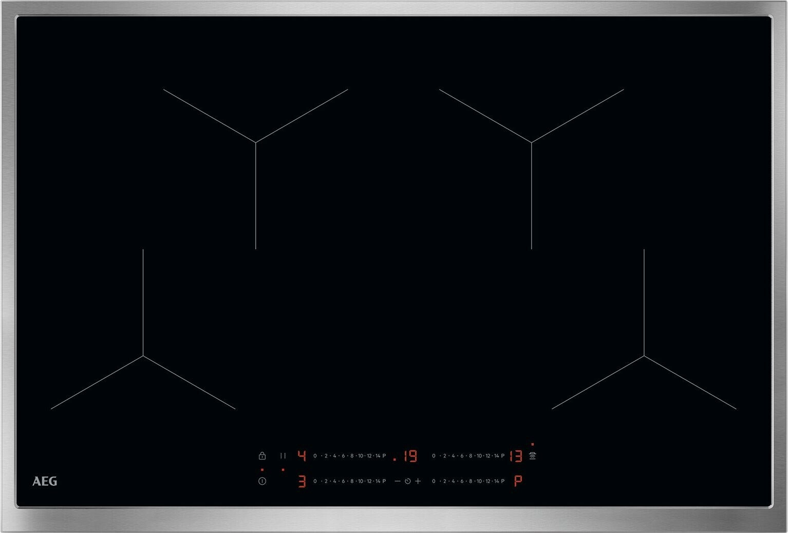 AEG 5000 Induktion / Autarkes Induktionskochfeld / Hob²Hood / 80 cm TO84IA0FXB