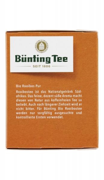 Bünting Tee Bio Rooibos Pur