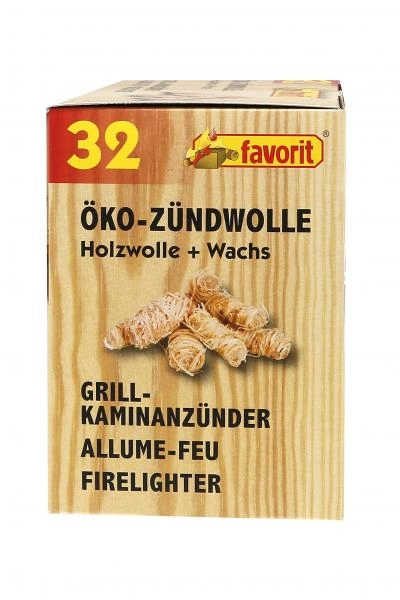 Favorit Öko-Zündwolle aus Holzwolle + Wachs