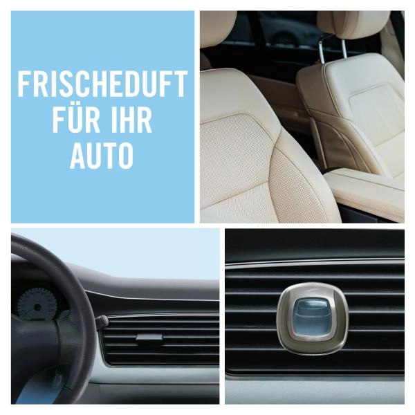 Febreze Auto Lufterfrischer Auto Clip Starterset Frühlingserwachen, entfernt Gerüche im Auto