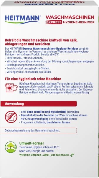 Heitmann Express Waschmaschinen Hygiene-Reiniger