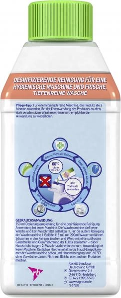 Sagrotan Waschmaschinen Hygiene-Reiniger 5in1