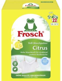 Frosch Vollwaschmittel Pulver Citrus