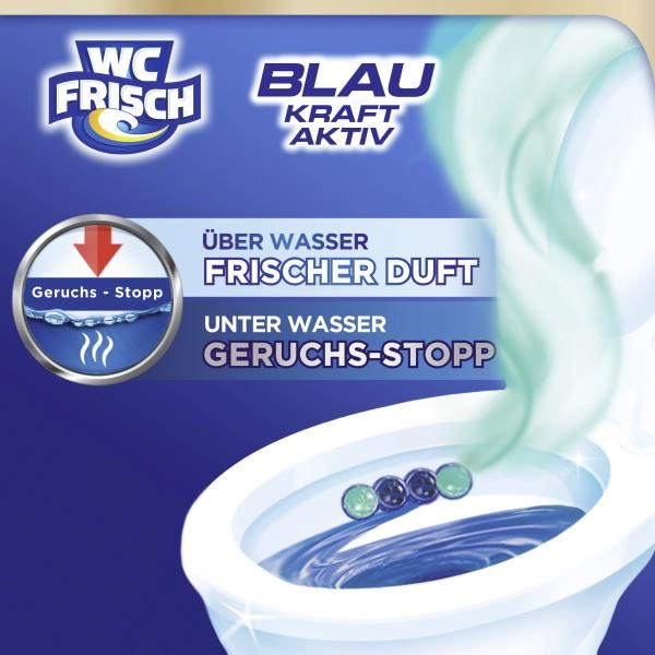 WC Frisch Kraft-Aktiv Blauspüler Ozeanfrische