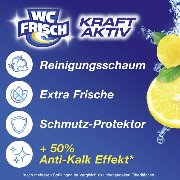 WC Frisch Kraft-Aktiv Duftspüler Lemon