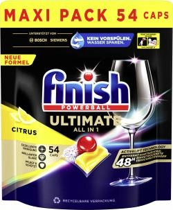 Finish Powerballs Ultimate All in 1 Caps Citrus