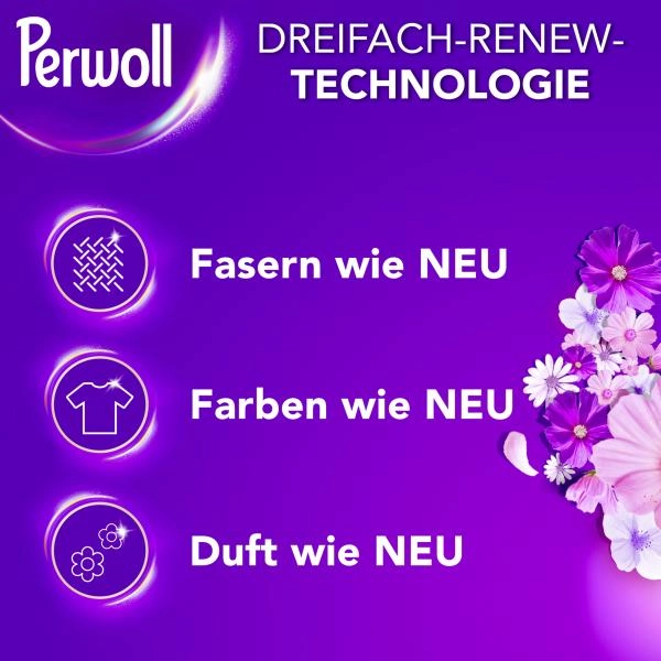 Perwoll Color Flüssig-Waschmittel renew Blütenrausch