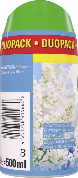 Air Wick Freshmatic Nachfüller Duopack Cotton & Weißer Flieder