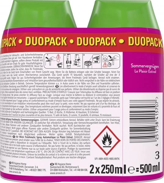 Air Wick Freshmatic Nachfüller Duopack Sommervergnügen