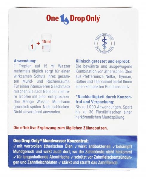 One Drop Only Natürliches Mundwasser Konzentrat