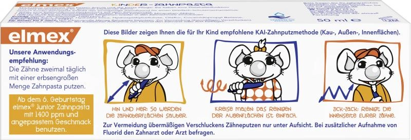 Elmex Kinder-Zahnpasta bis 6 Jahre