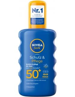 Nivea Sun Schutz & Pflege Sonnenspray LSF 50+