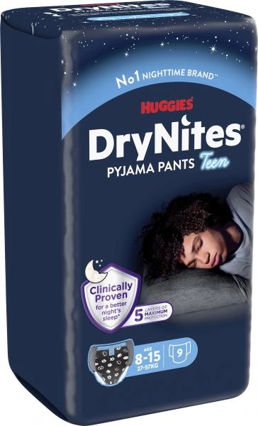 Huggies DryNites Teen Pyjama Pants Boy 27-57kg