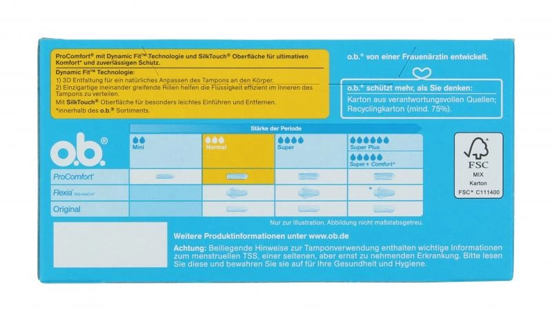 O.b. ProComfort Tampons normal