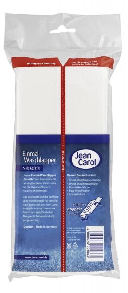 Jean Carol Einmal-Waschlappen sensitiv