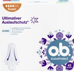 O.b. Extra Protect Super Tampons