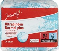 Jeden Tag Ultrabinden Normal Plus