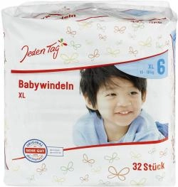 Jeden Tag Babywindeln XL Gr. 6, 13-18kg