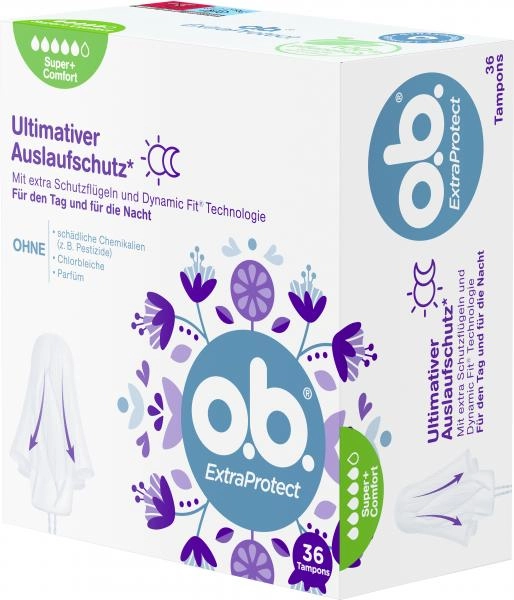 O.b. Extra Protect Super+ Comfort Tampons