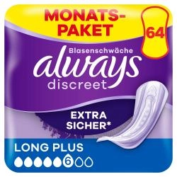 Always Discreet Inkontinenz-Einlagen Long Plus