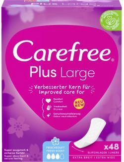 Carefree Plus Large Slipeinlagen Frischeduft