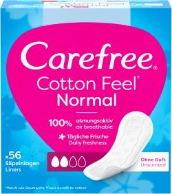 Carefree Cotton Feel Normal Slipeinlagen