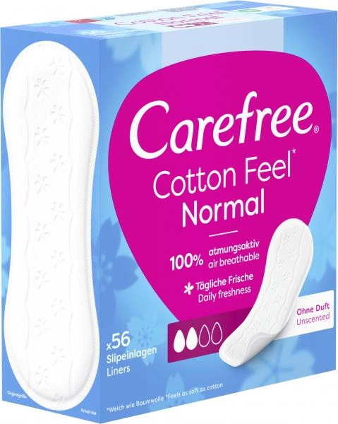 Carefree Cotton Feel Normal Slipeinlagen