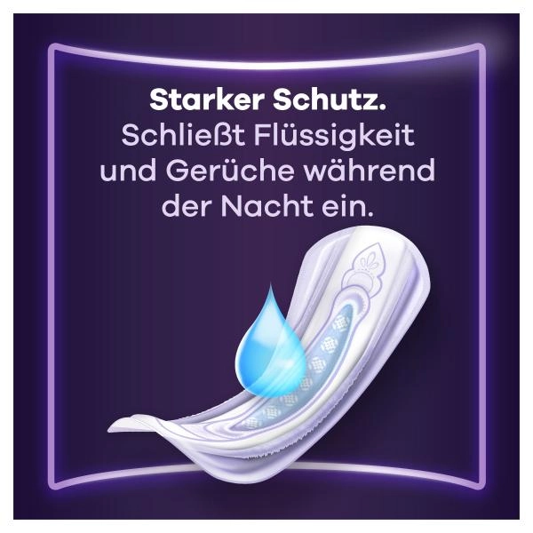 Always Discreet Ultimate Nacht Inkontinenzeinlagen für Frauen Monatspaket 48 St.