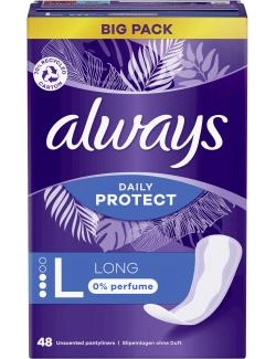 Always Daily Protect Long ohne Duft Slipeinlagen