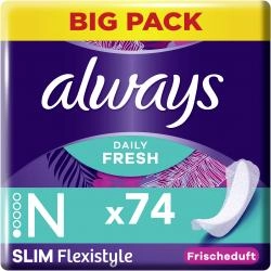 Always Daily Fresh Slim Flexistyle Frischeduft Slipeinlagen