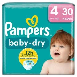 Pampers Baby Dry Gr. 4, 9kg-14kg