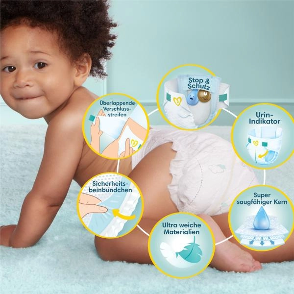 Pampers Premium Protection Gr. 4, 9kg-14kg