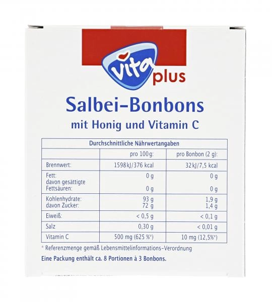 Vita plus Salbei-Bonbons