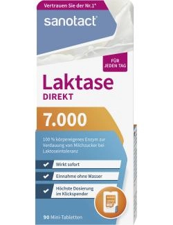 Sanotact Laktase direkt 7.000 Mini Tabletten