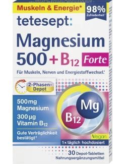 Tetesept Magnesium 500 + B12 Forte