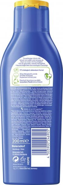 Nivea Sun Schutz & Pflege Sonnenmilch LSF 50+