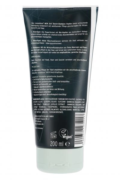 Cosnature Men 3in1 Dusch-Shampoo Hopfen