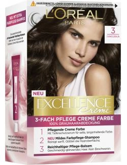 L'Oréal Excellence Creme 3 Dunkelbraun