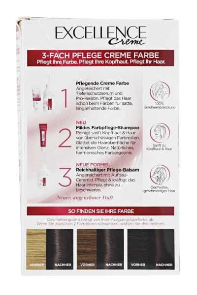 L'Oréal Excellence Creme 3 Dunkelbraun