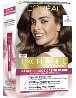 L'Oréal Excellence Creme 5 Hellbraun