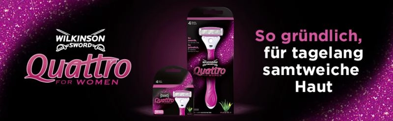 Wilkinson Sword Quattro for Women Klingen