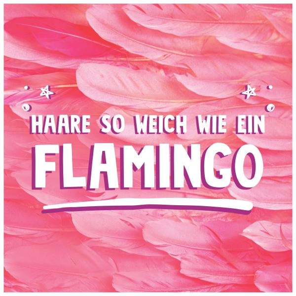 Bear Fruits Flamingo Glatt + Weich Haarmaske mit Haube