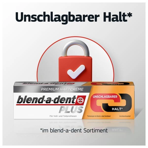 Blend-a-dent Plus Unschlagbarer Halt Premium Haftcreme